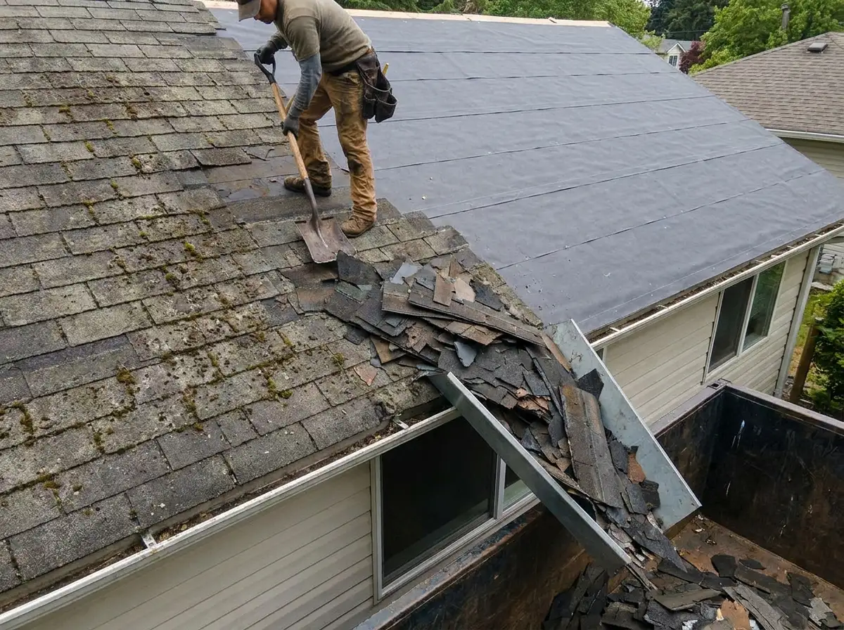 Reroof service